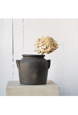 Milos Burnt Terracotta Urn L