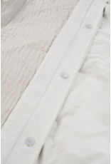 Kerala Kantha Duvet Set, White Whisper