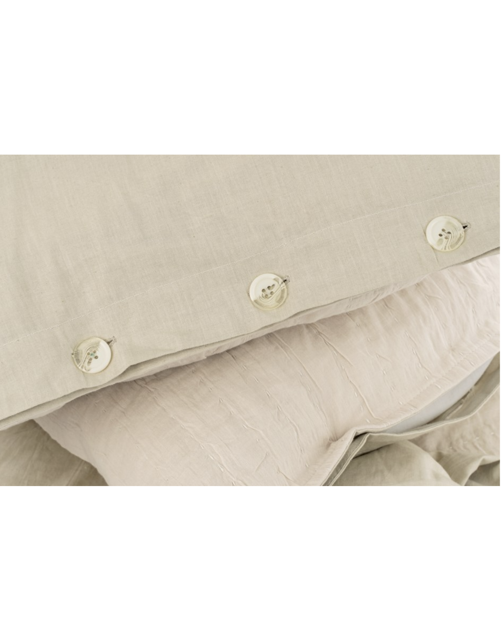 Kerala Kantha Duvet Set, Natural