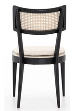 Britt Dining Chair Brushed Ebony w/ Saville Flax