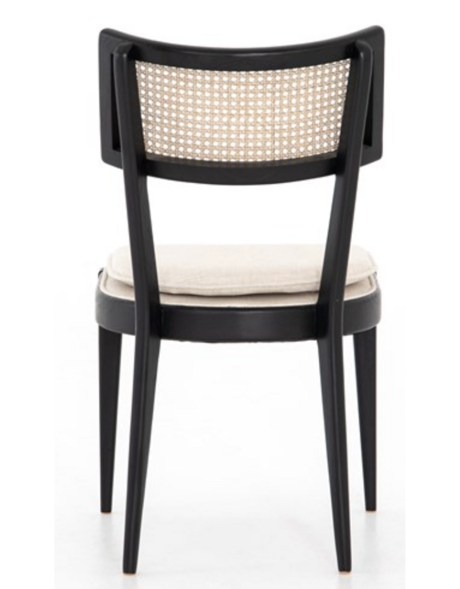 Britt Dining Chair Brushed Ebony w/ Saville Flax