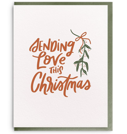 Send Love This Christmas Holiday Greeting Card