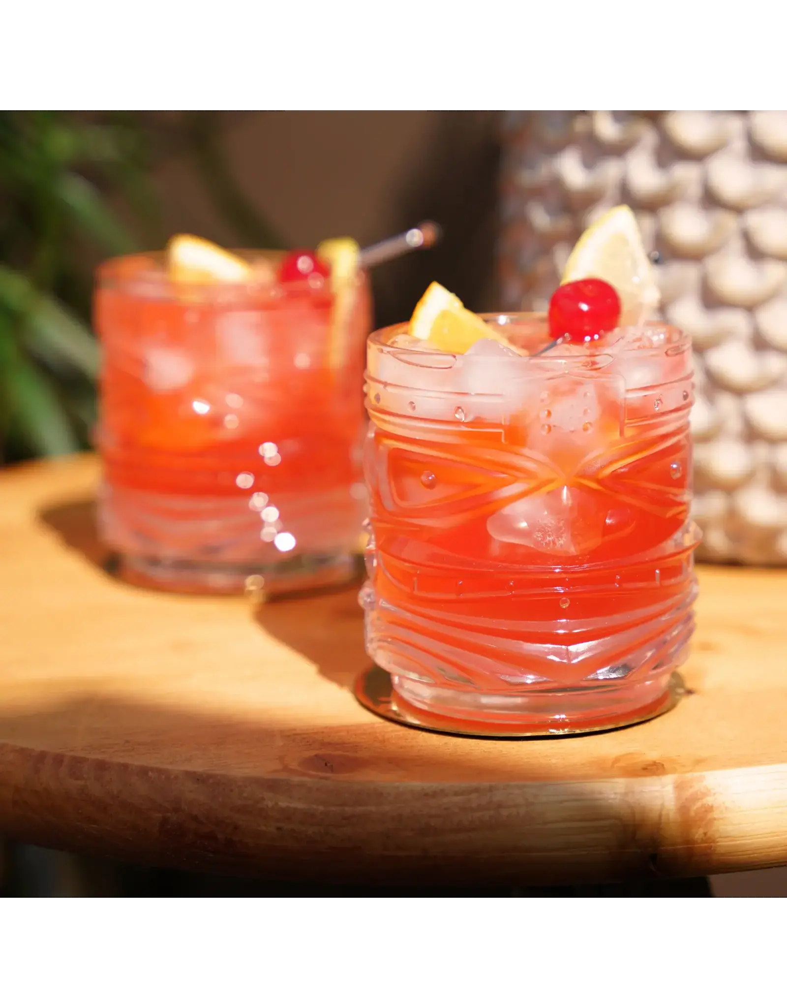 Short Pacific Tiki Glasses