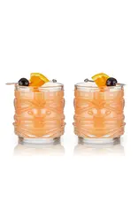 Short Pacific Tiki Glasses