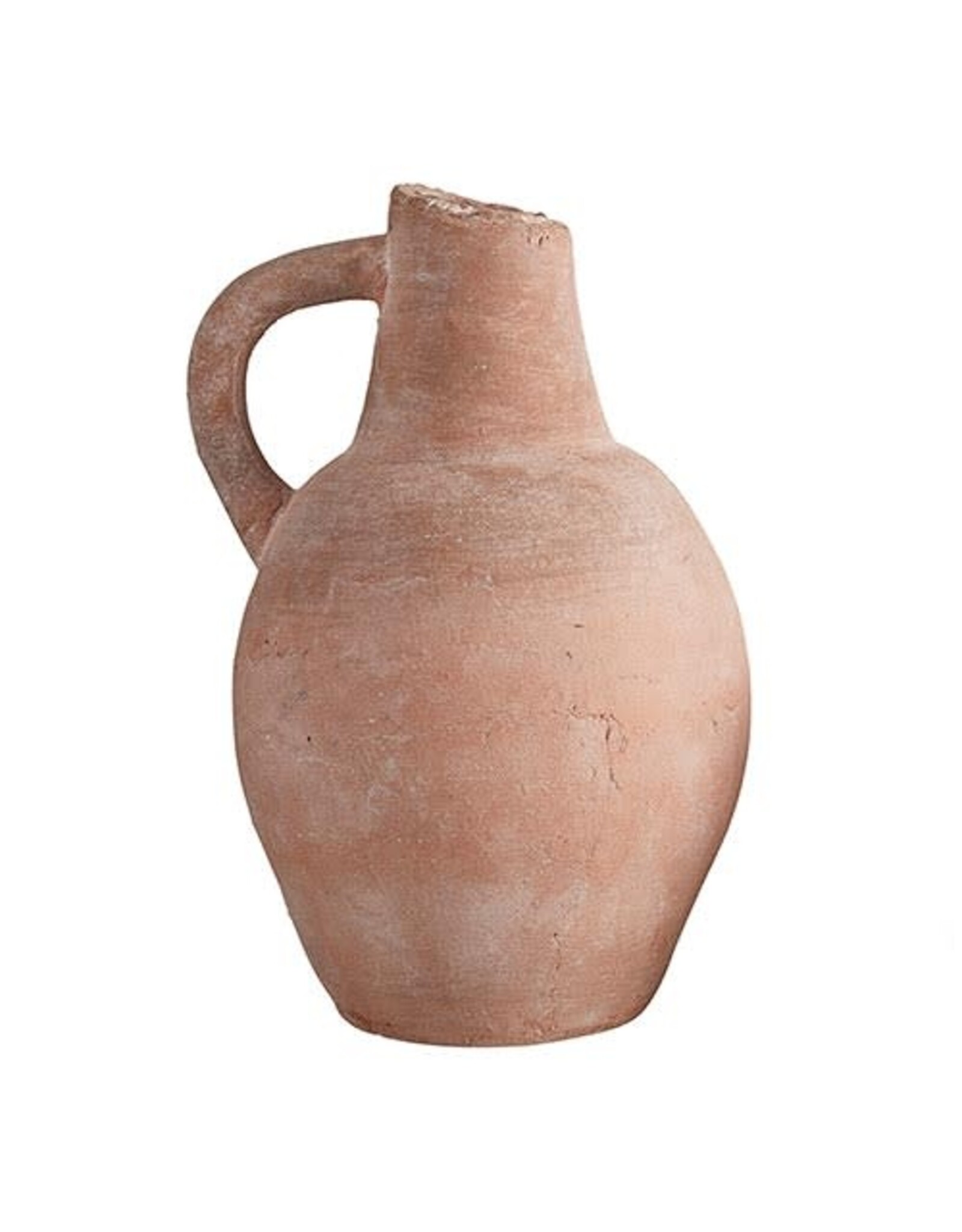 Tall Brick Red Flower Pot
