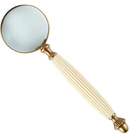 Ivory/Gold Magnifying Glass