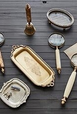 Ivory/Gold Magnifying Glass