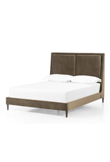 Potter Queen Bed in Surrey Olive