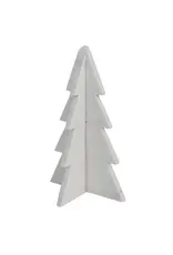 7-1/2"W x 12"H Interlocking Marble Tree, White