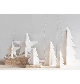 7-1/2"W x 12"H Interlocking Marble Tree, White