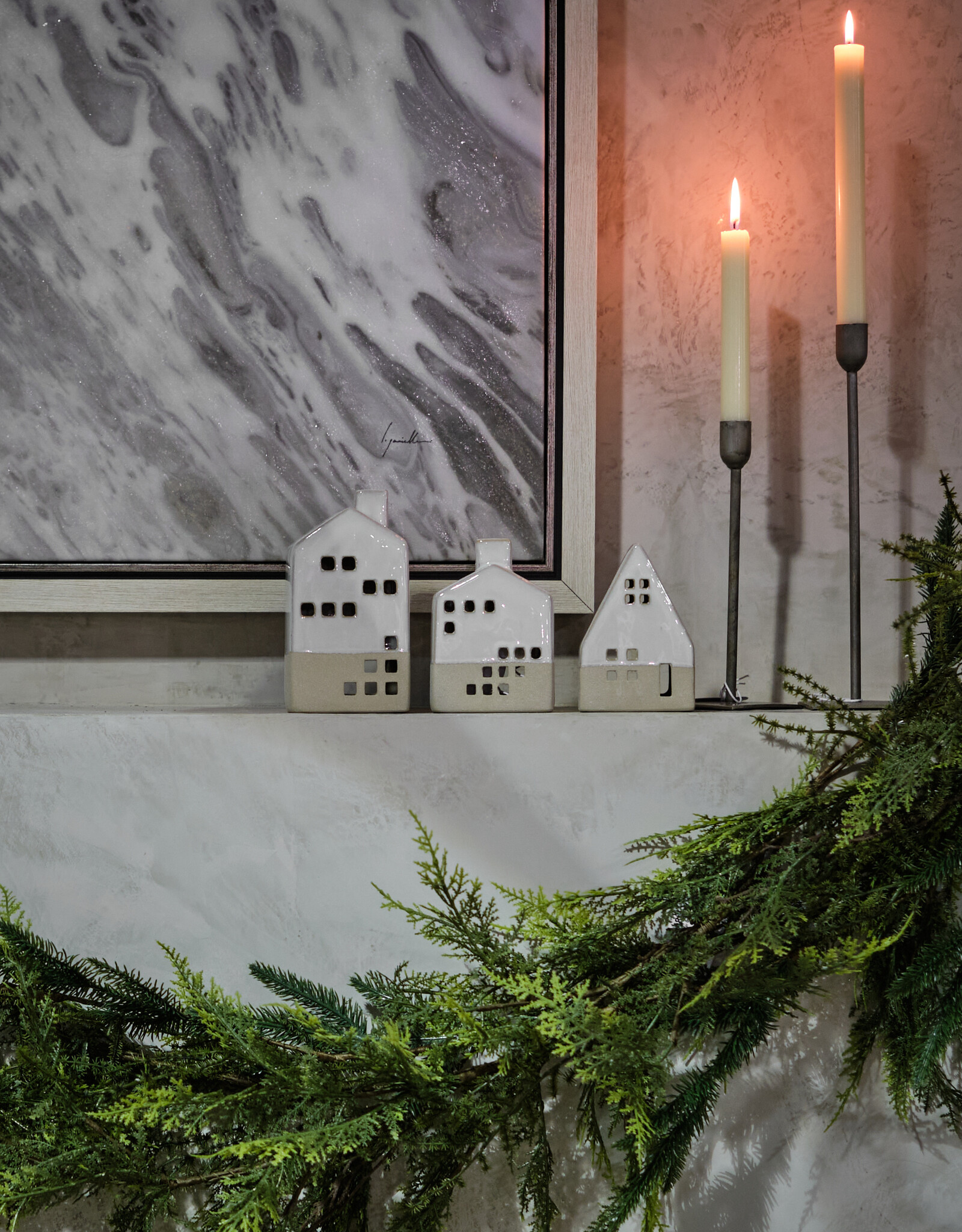 Ceramic Tealight House