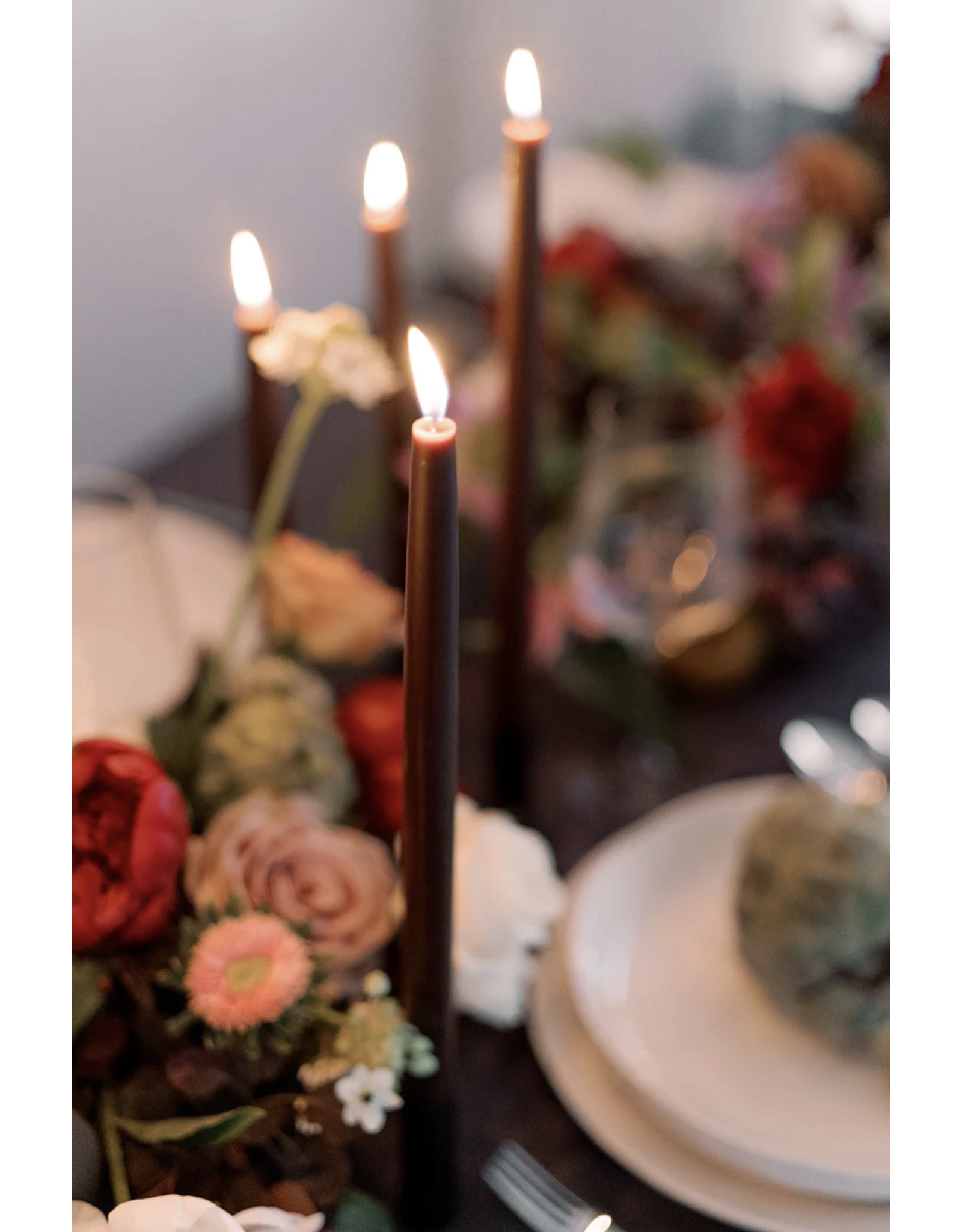 Dipped Beeswax Taper Candles