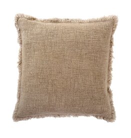 Selena Linen Pillow Dusty Beige, 20x20