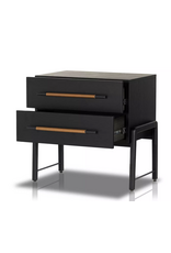 Rosedale Nightstand, Ebony Oak