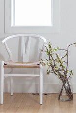 Frida Dining Chair in White and Natural