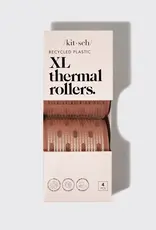 Recycled Plastic Xl Thermal Rollers 4pc Set - Terracotta