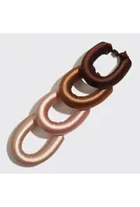 Satin Jumbo Flexi Rods 4 Pcs- Rosewood