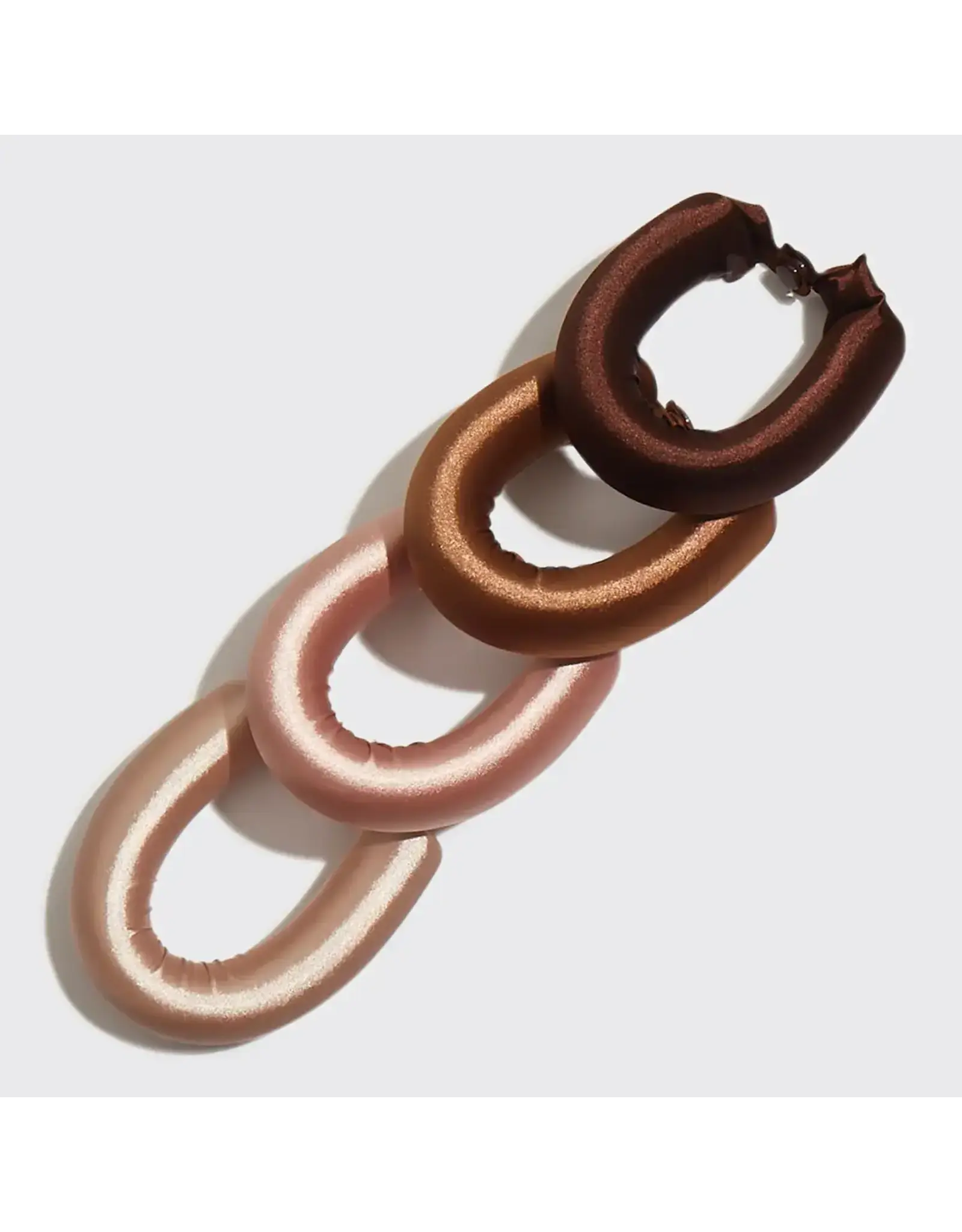 Satin Jumbo Flexi Rods 4 Pcs- Rosewood
