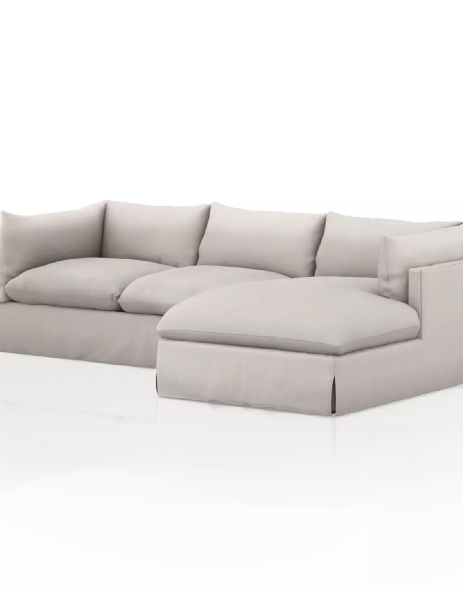 Habitat Slipcover 2 Piece RAF 133" Sectional - Bennet Moon