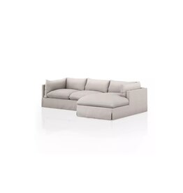 Habitat Slipcover 2 Piece RAF 133" Sectional - Bennet Moon