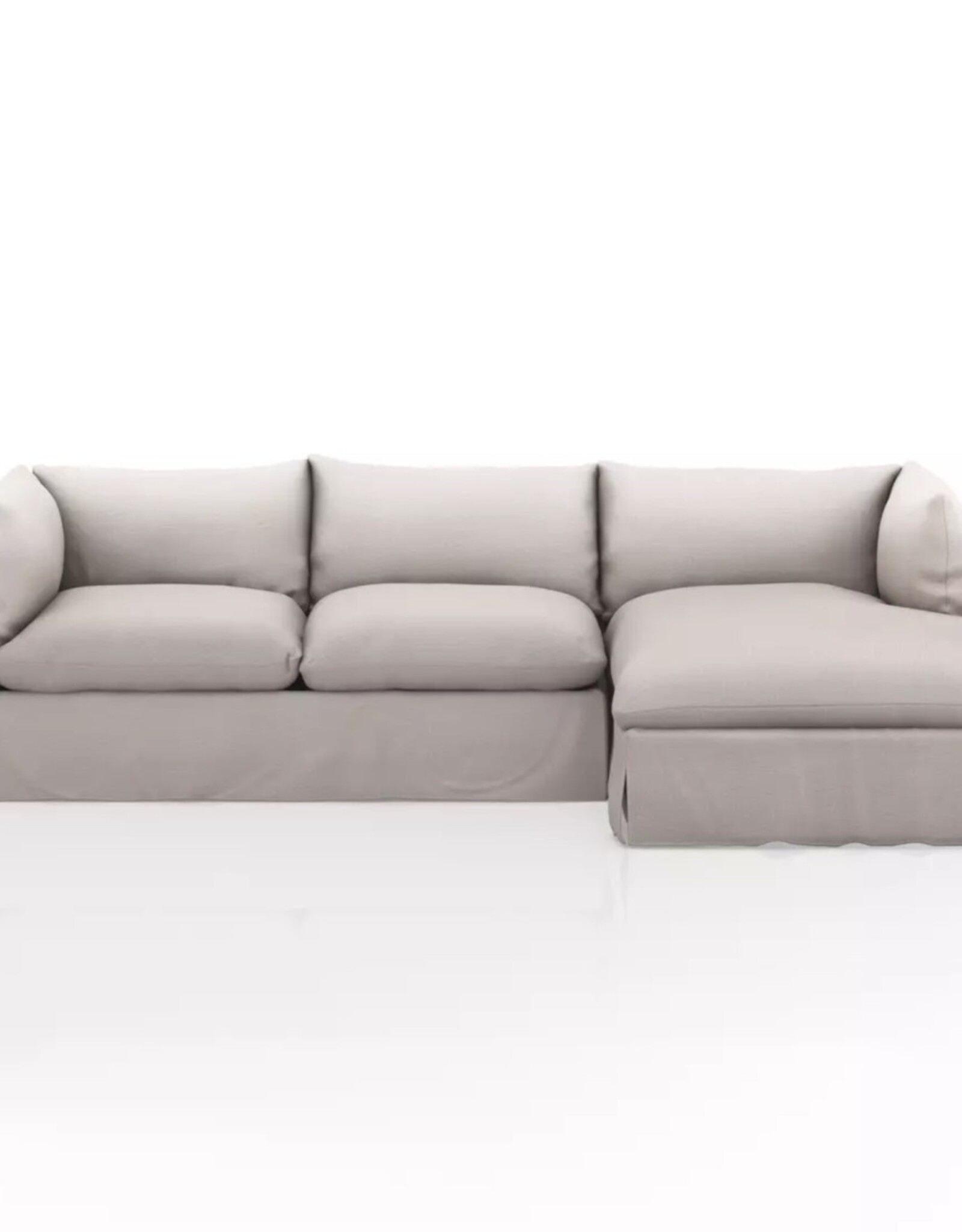 Habitat Slipcover 2 Piece RAF 133" Sectional - Bennet Moon