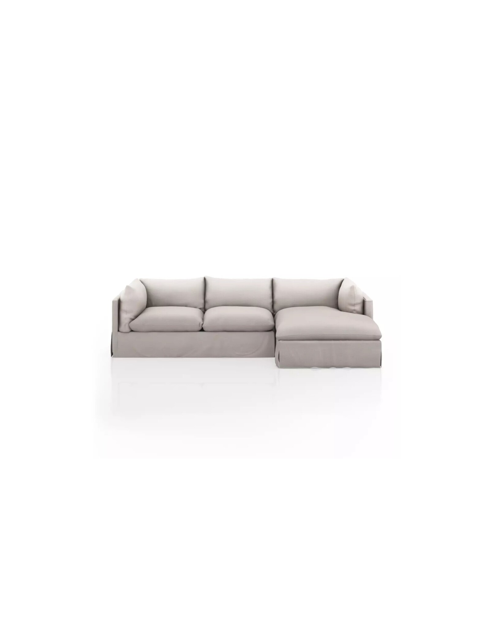 Habitat Slipcover 2 Piece RAF 133" Sectional - Bennet Moon