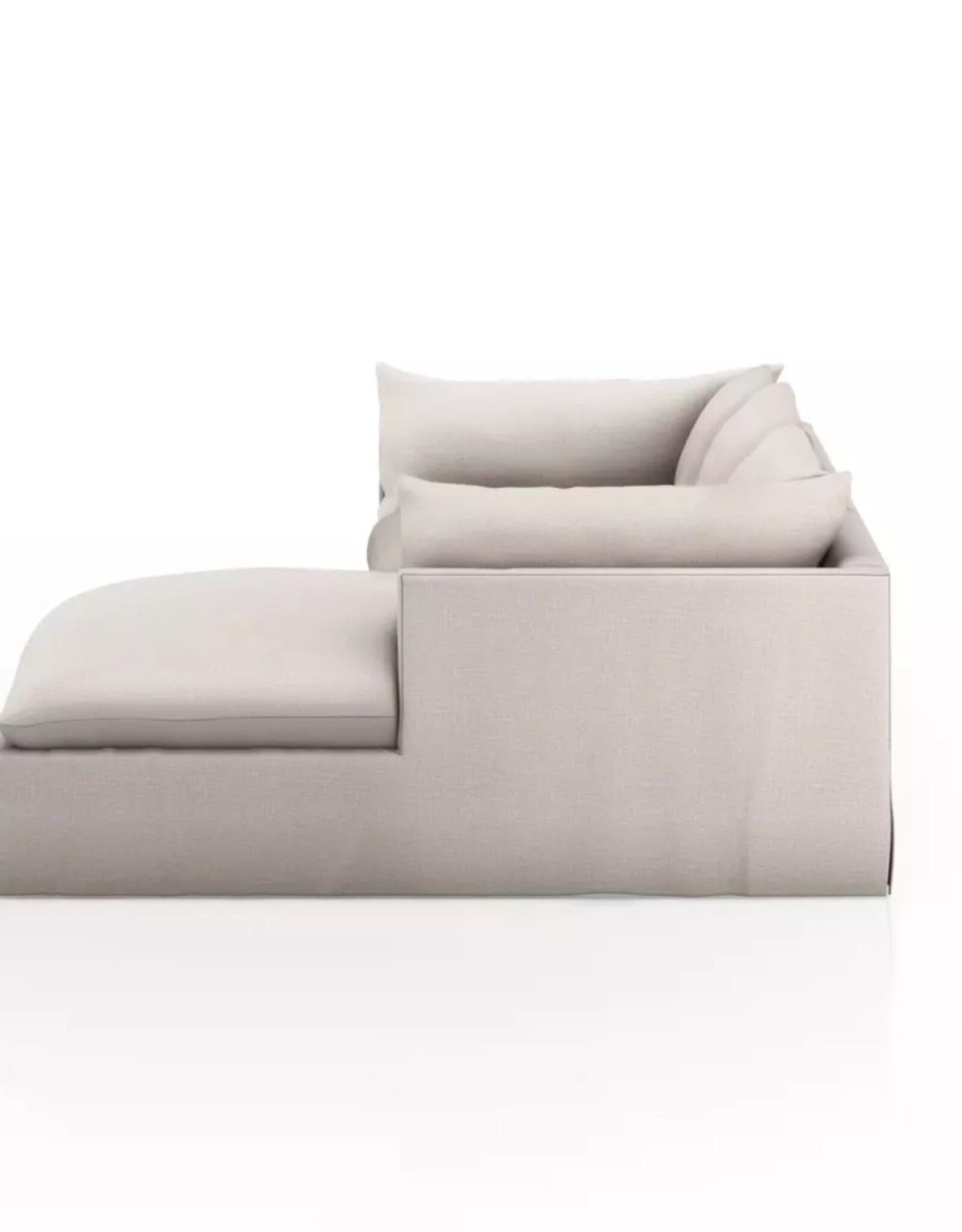 Habitat Slipcover 2 Piece RAF 133" Sectional - Bennet Moon