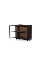 Millie Small Cabinet - Drifted Matte Black