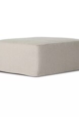 Delray Slipcover Ottoman-Evere Creme