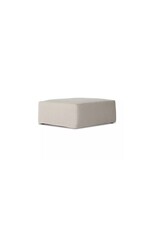 Delray Slipcover Ottoman-Evere Creme
