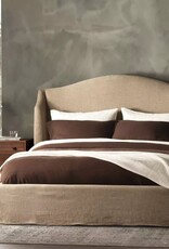 Meryl Slipcover King Bed, Broadway Canvas