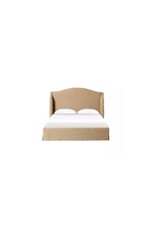 Meryl Slipcover King Bed, Broadway Canvas