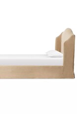 Meryl Slipcover King Bed, Broadway Canvas