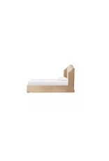 Meryl Slipcover King Bed, Broadway Canvas