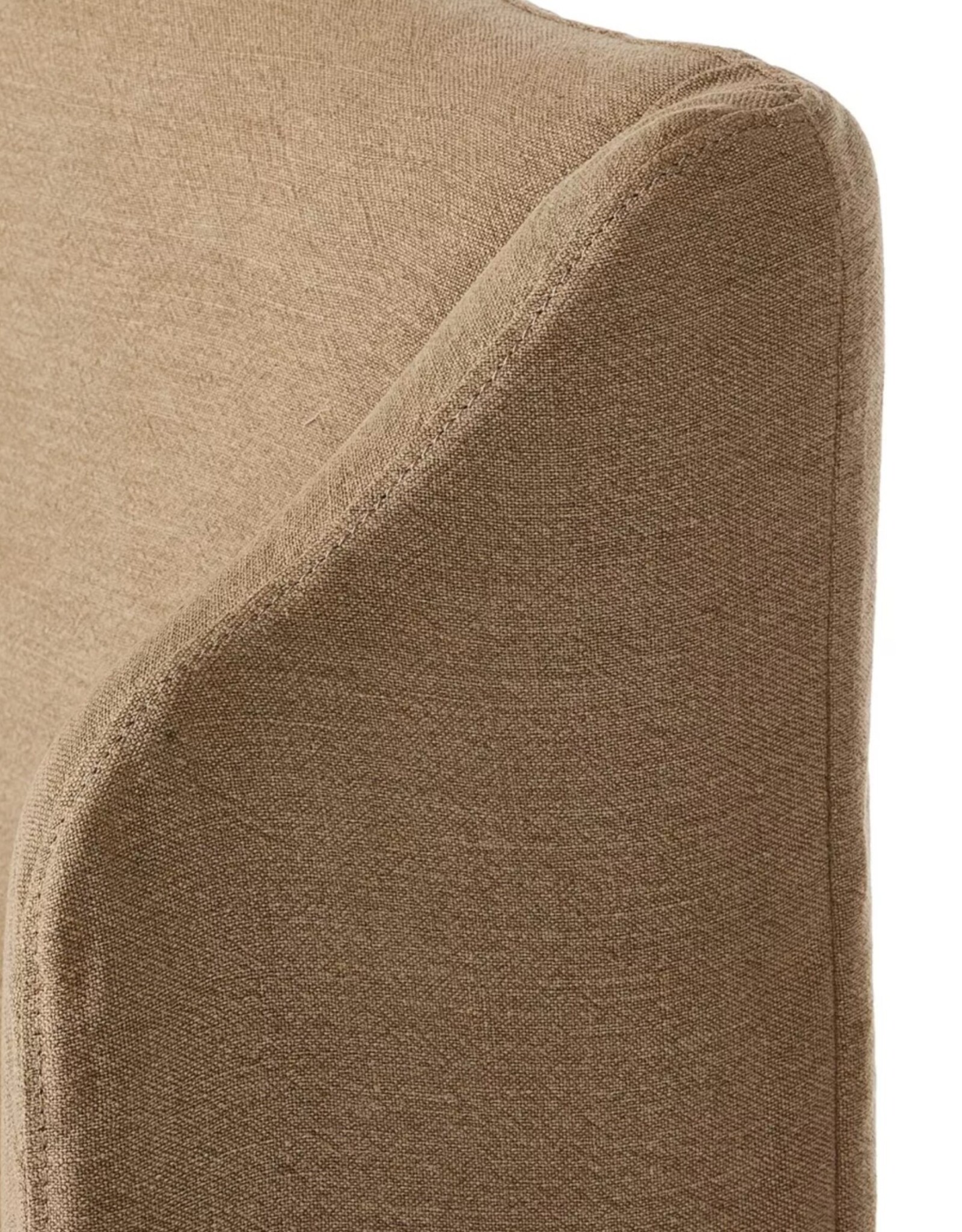 Meryl Slipcover King Bed, Broadway Canvas