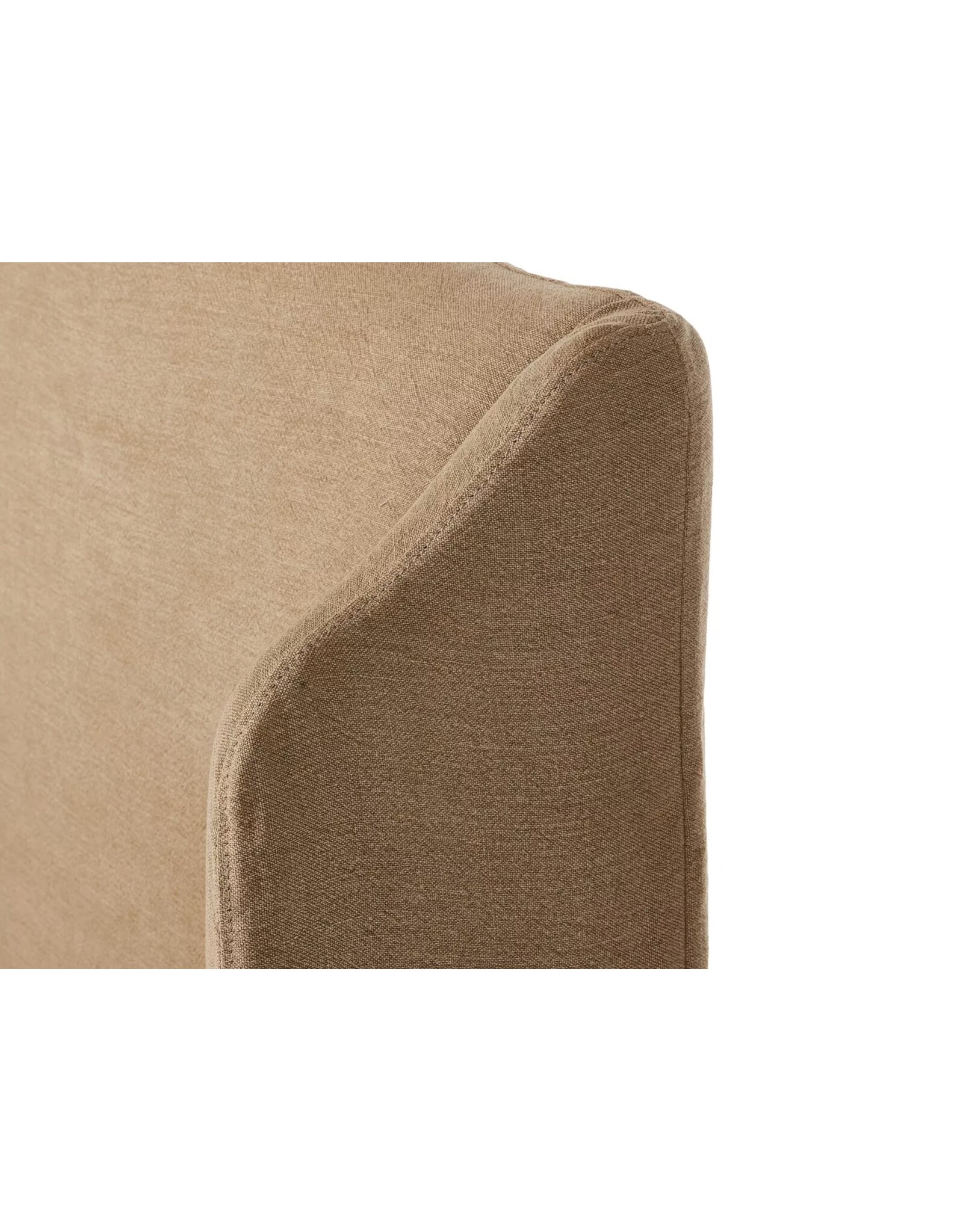Meryl Slipcover King Bed, Broadway Canvas
