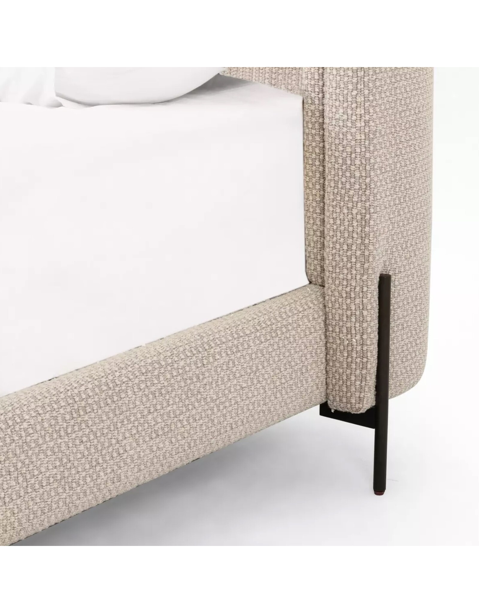 Dobson Bed in Perin Oatmeal - King
