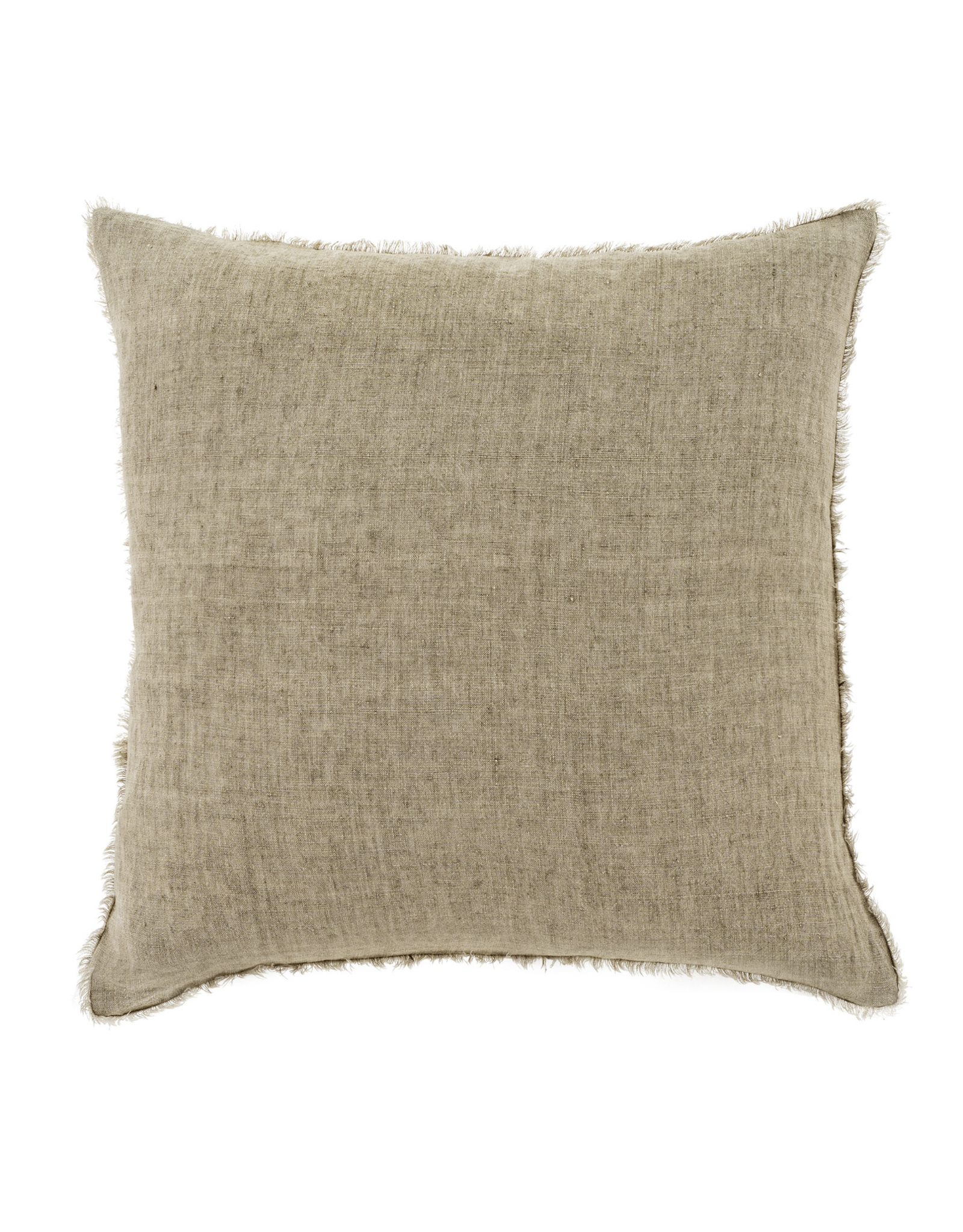Lina Linen Pillow, Almond