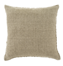 Lina Linen Pillow, Almond