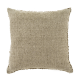Lina Linen Pillow, Almond