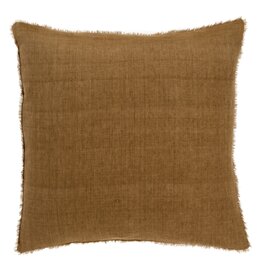 Lina Linen Pillow, Tawny