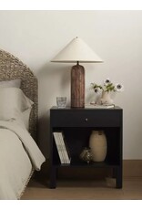 Isador Nightstand in Black Wash Poplar