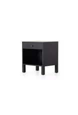 Isador Nightstand in Black Wash Poplar