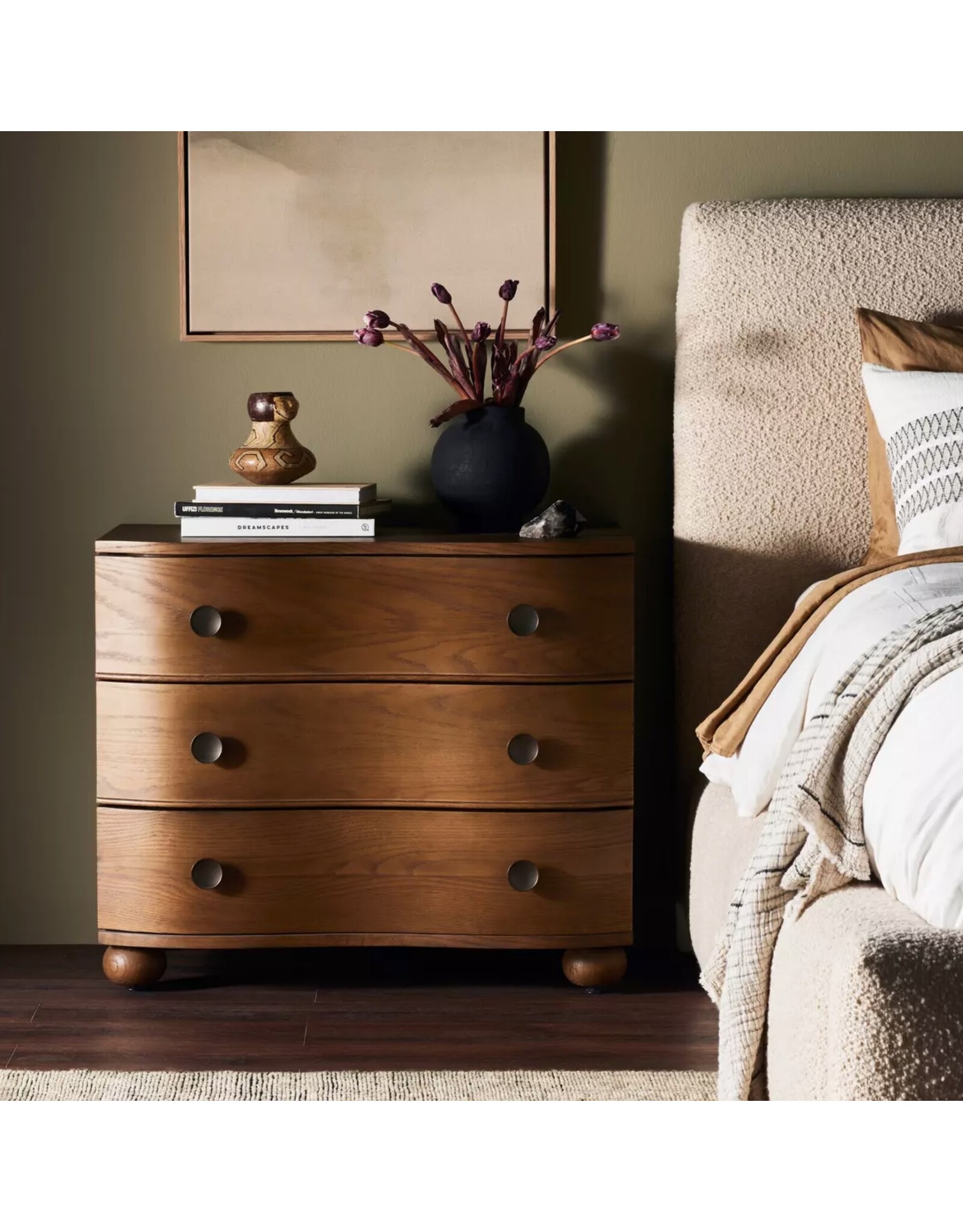 Tiago Nightstand in Toasted Oak
