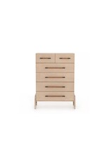 Rosedale 6 Drawer Tall Dresser, Yucca Oak Veneer