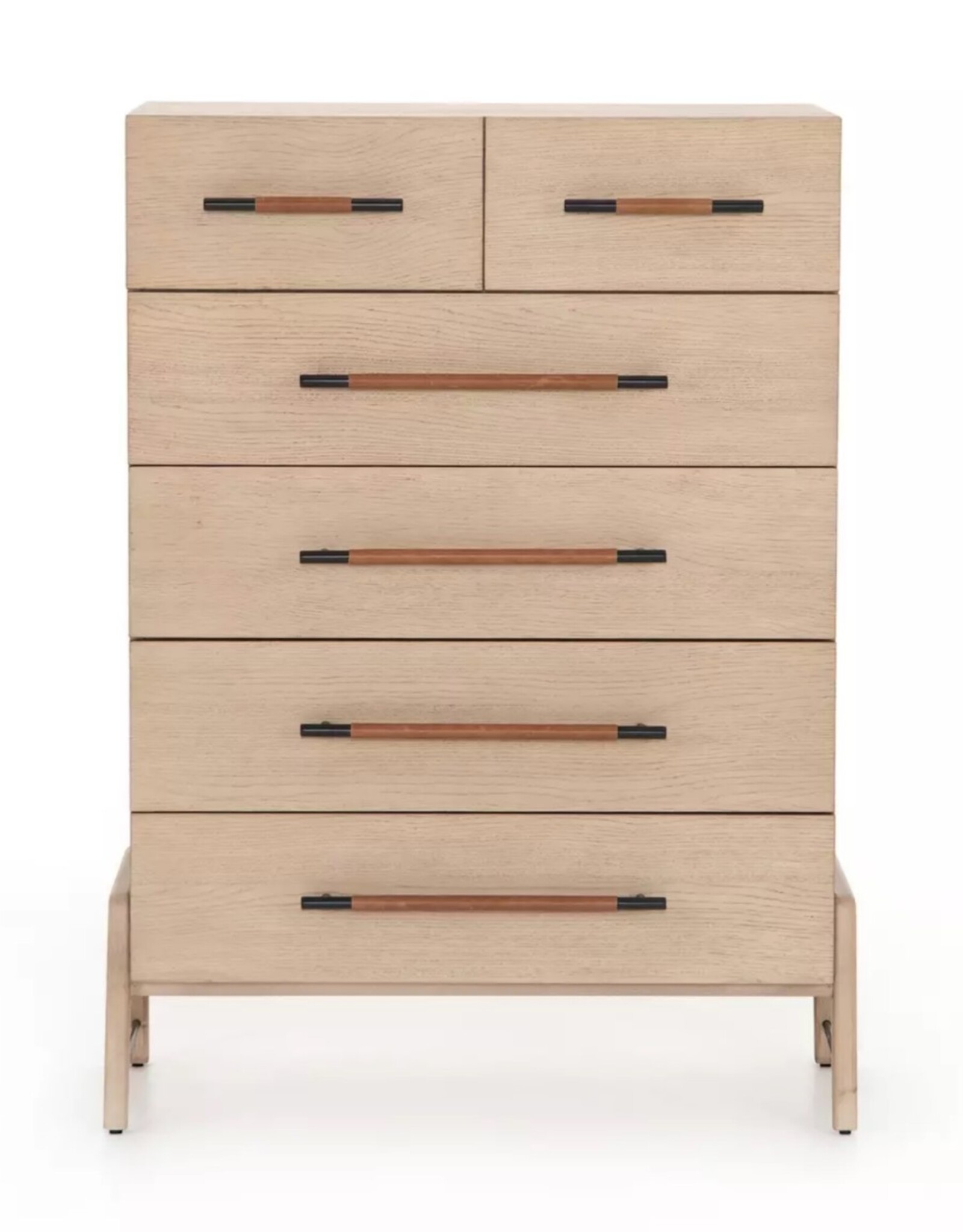 Rosedale 6 Drawer Tall Dresser, Yucca Oak Veneer