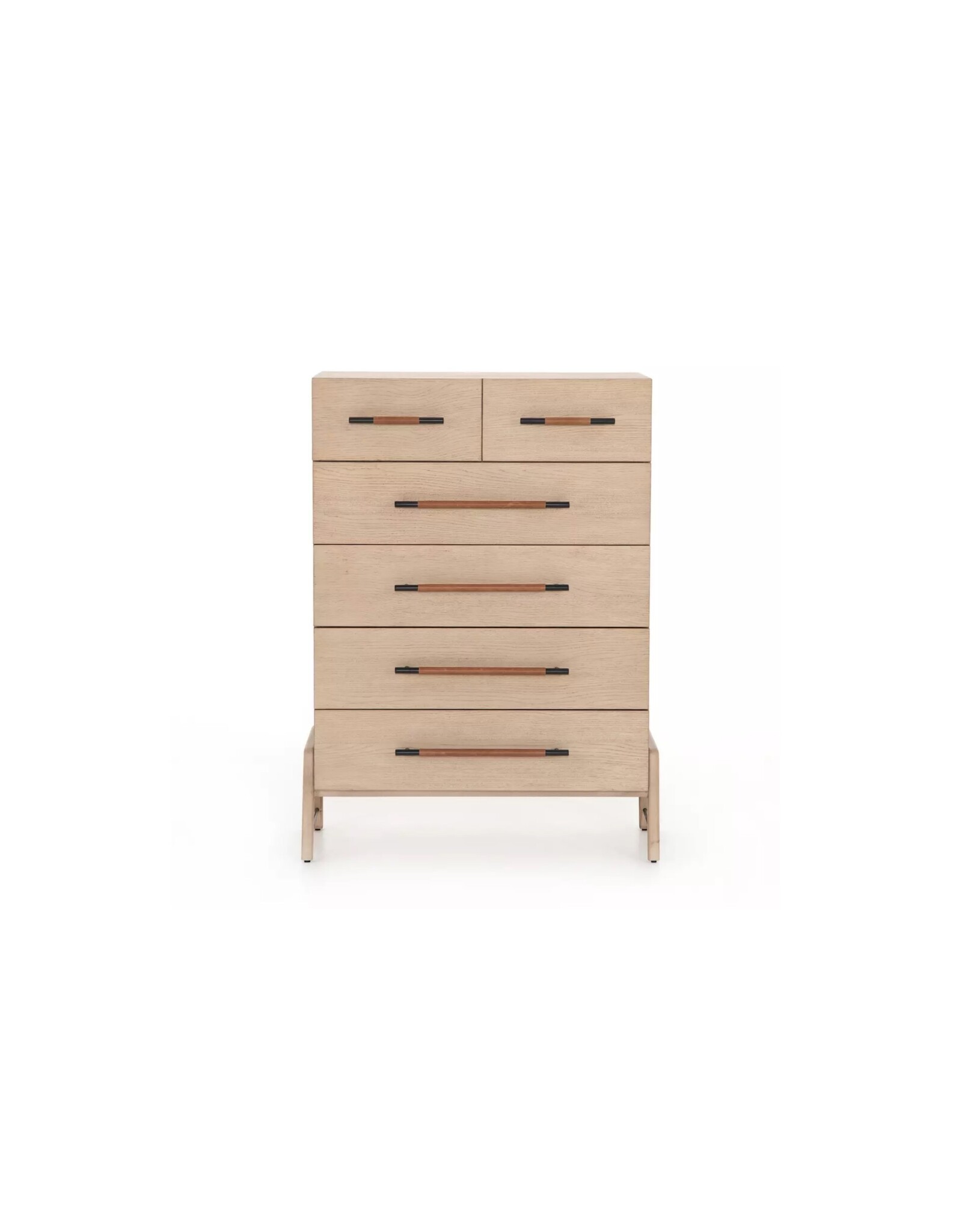 Rosedale 6 Drawer Tall Dresser, Yucca Oak Veneer