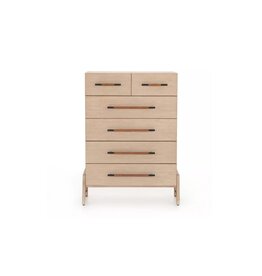 Rosedale 6 Drawer Tall Dresser, Yucca Oak Veneer
