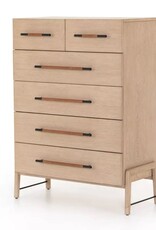 Rosedale 6 Drawer Tall Dresser, Yucca Oak Veneer