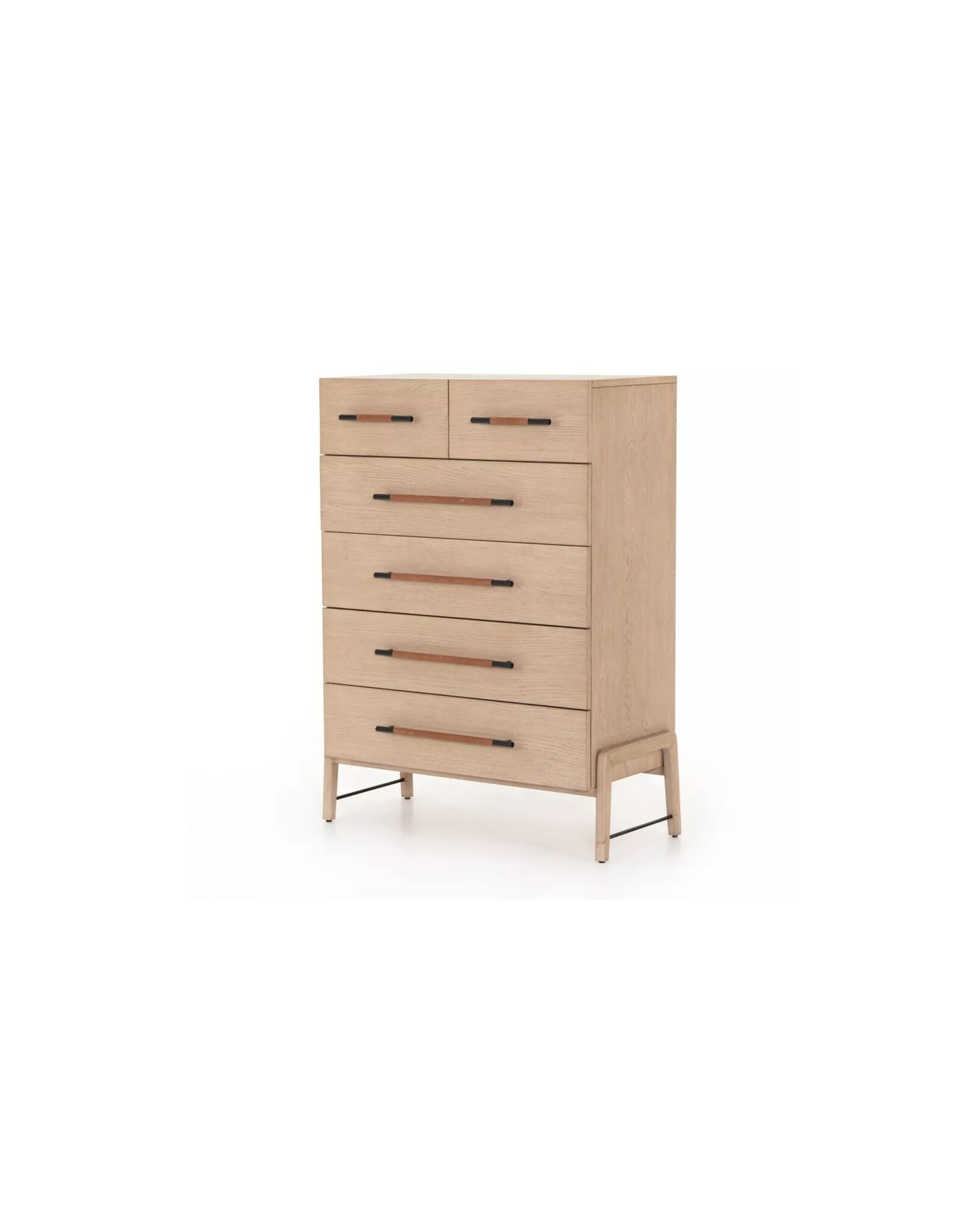 Rosedale 6 Drawer Tall Dresser, Yucca Oak Veneer